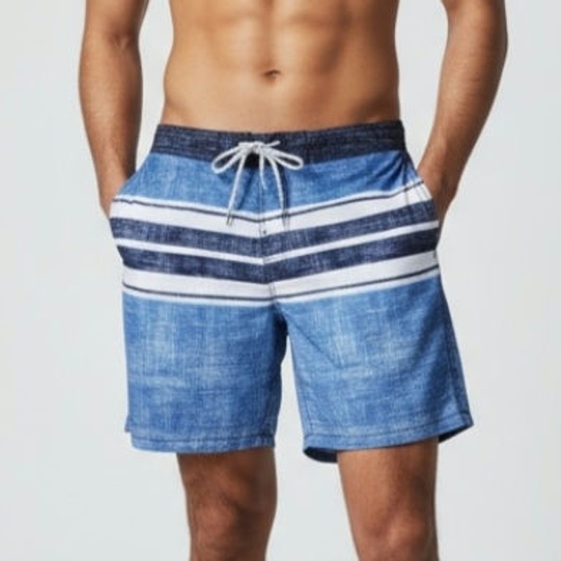 Goodfellow Medium Blue Summer Swim Shorts